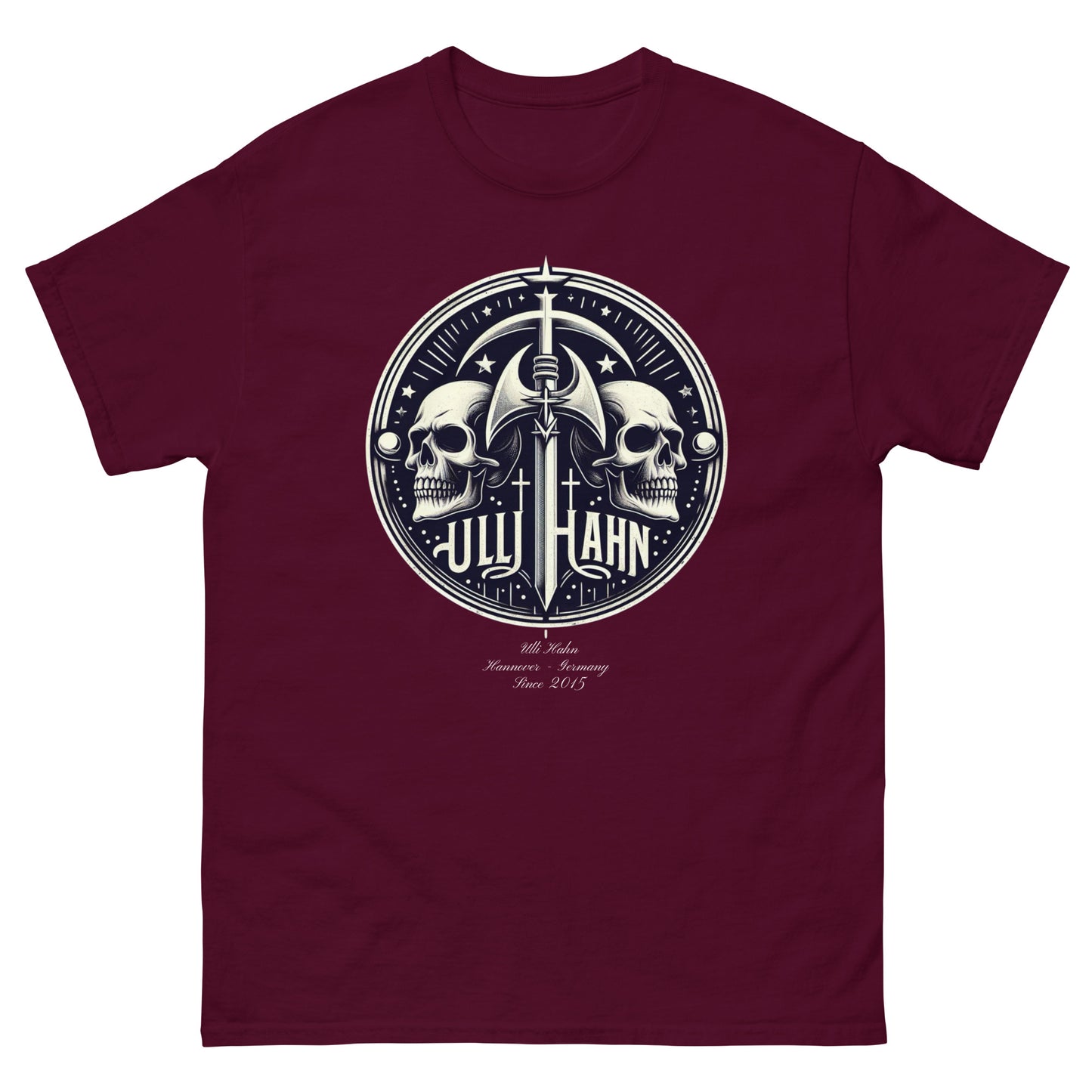 Ulli Hahn Viking Skull T-Shirt